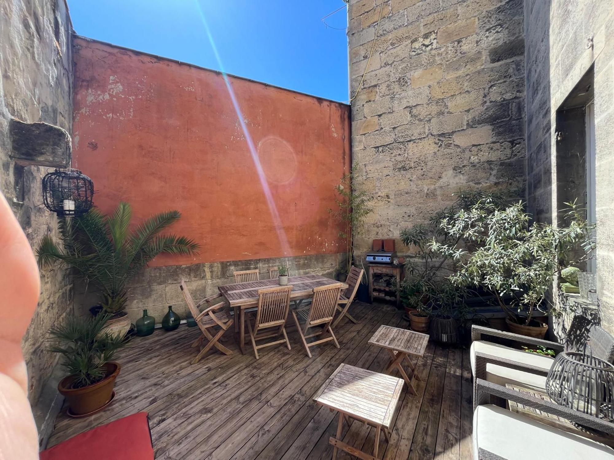 Bel Appartement Terrasse Bordeaux Exteriér fotografie